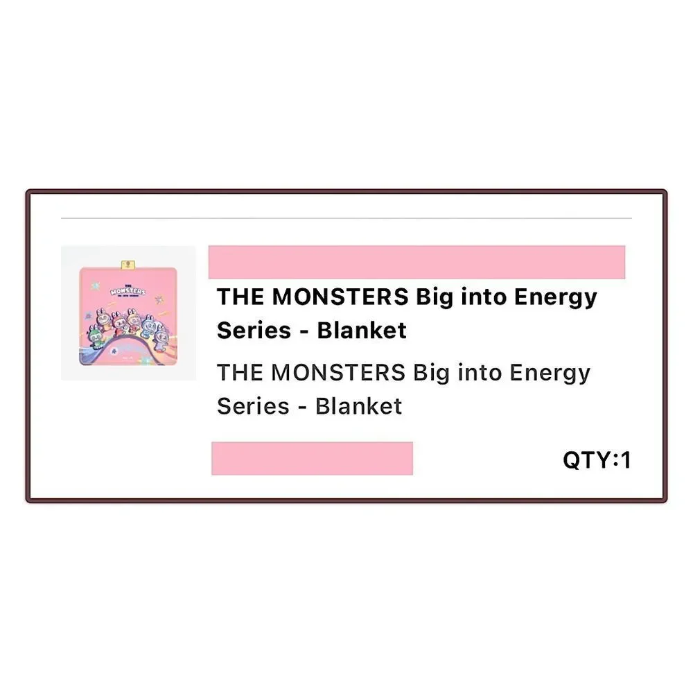Pop Mart The Monsters Labubu Big Into Energy Blanket Mat